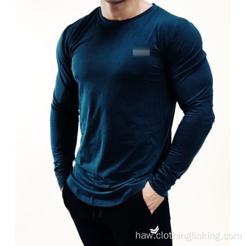 ʻO Crew-Neck Workout Muscle Compression Tees